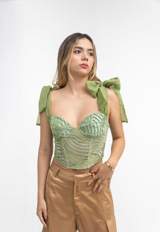 CORSET PISTACHO